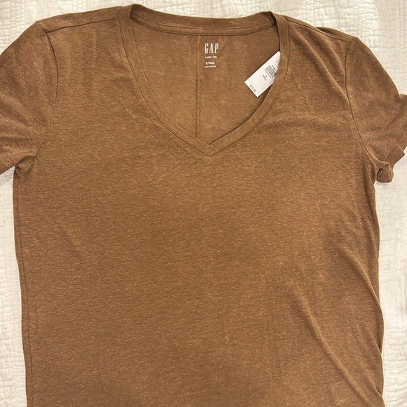 Tall Gap Linen Blend Shirt | Linen Tshirt - Picture 7 of 9